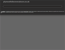 Tablet Screenshot of plymouthdiscoverytours.co.uk